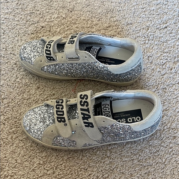 Golden Goose Silver Glitter Sneakers - Picture 4 of 4